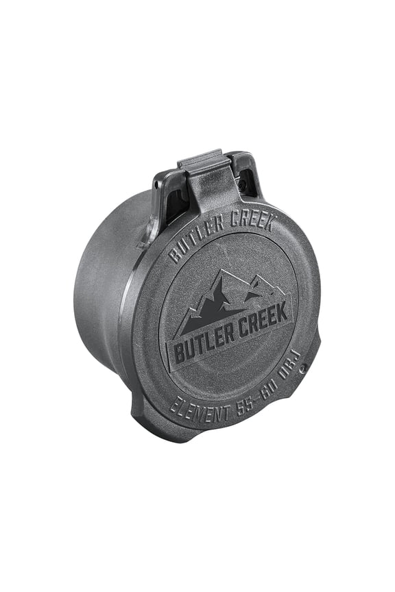 Element Scope Cap Objective 55-60mm, Black Riflescope Cap ESC60