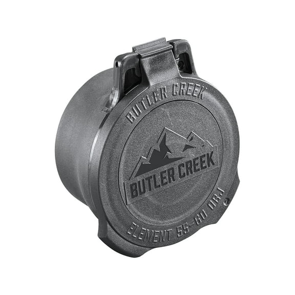 Butler Creek Element Scope Cap Objective 55-60mm, Black Riflescope Cap ESC60