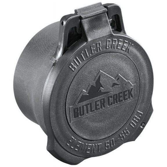 Butler Creek Element Scope Cap Objective, 56mm, Black