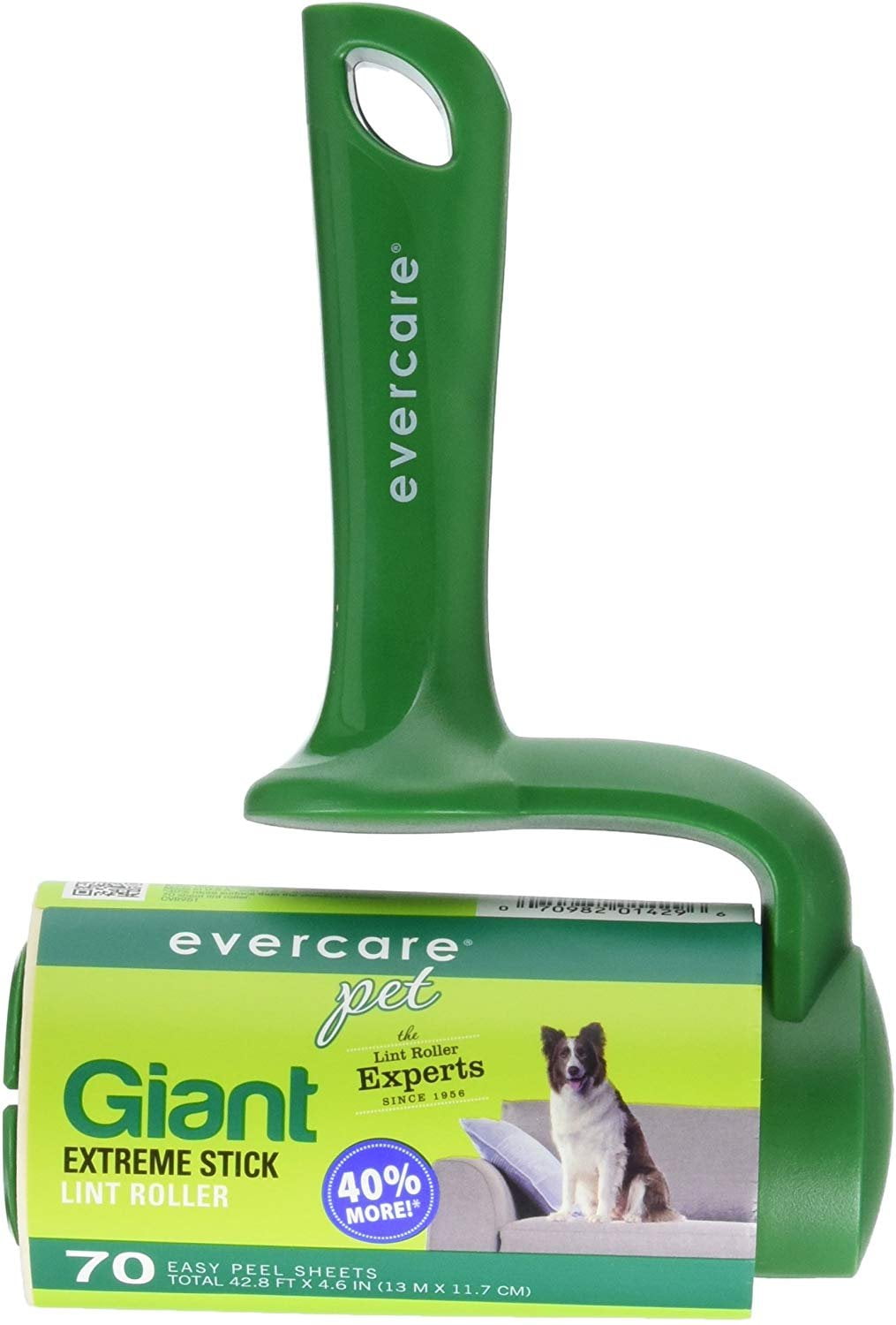 Giant Green Pet Hair Lint Roller with Handle
