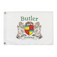 thumbnail image 1 of Butler Irish Coat of Arms Small White Flag - 16"x10.5" inches, 1 of 1