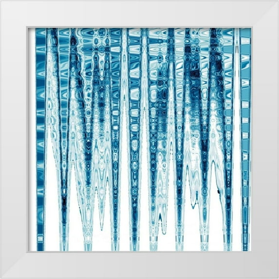 Butler, Jane-Ann 12x12 White Modern Wood Framed Museum Art Print Titled - Icicles