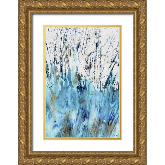 Butler, John 11x14 Gold Ornate Wood Framed with Double Matting Museum Art Print Titled - Waters Edge I