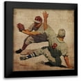 thumbnail image 1 of Butler, John 12x12 Black Modern Framed Museum Art Print Titled - Vintage Sports VII, 1 of 5