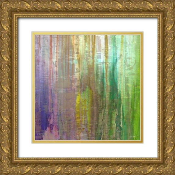 Butler, John 12x12 Gold Ornate Wood Framed with Double Matting Museum Art Print Titled - Rushes IV