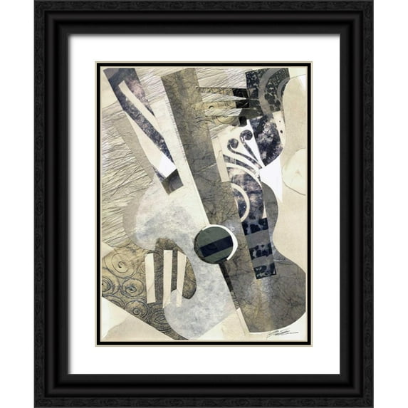 Butler, John 12x14 Black Ornate Wood Framed with Double Matting Museum Art Print Titled - Calipso I