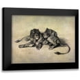 thumbnail image 1 of Butler, John 14x12 Black Modern Framed Museum Art Print Titled - Big Cats III, 1 of 5