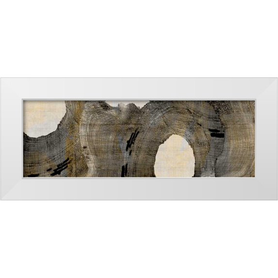 Butler, John 14x7 White Modern Wood Framed Museum Art Print Titled - Cedar Round I