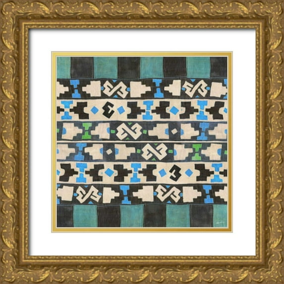 Butler, John 15x15 Gold Ornate Wood Framed with Double Matting Museum Art Print Titled - Kuba Kuba II