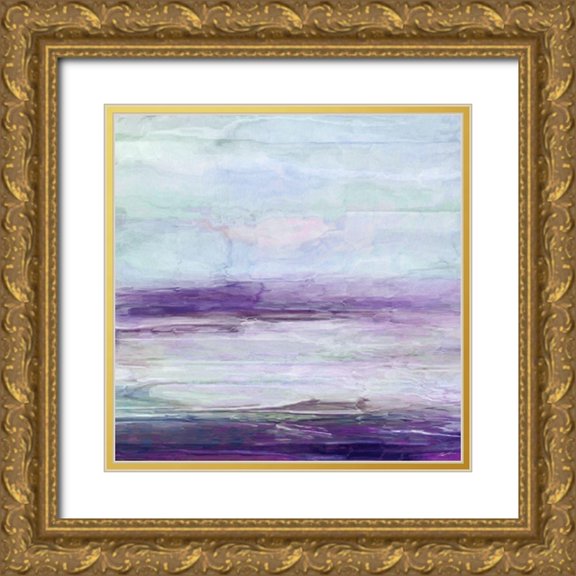 Butler, John 20x20 Gold Ornate Wood Framed with Double Matting Museum Art Print Titled - Violet Gray II
