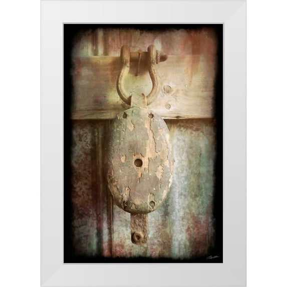 Butler, John 23x32 White Modern Wood Framed Museum Art Print Titled - Block and Tackle III