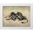 thumbnail image 1 of Butler, John 32x25 White Modern Wood Framed Museum Art Print Titled - Big Cats III, 1 of 4