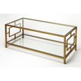 thumbnail image 1 of Butler Juilliard Gold Metal Coffee Table, 1 of 3