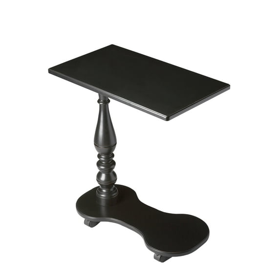 Butler Mabry Wood Mobile Tray Table In Black Licorice