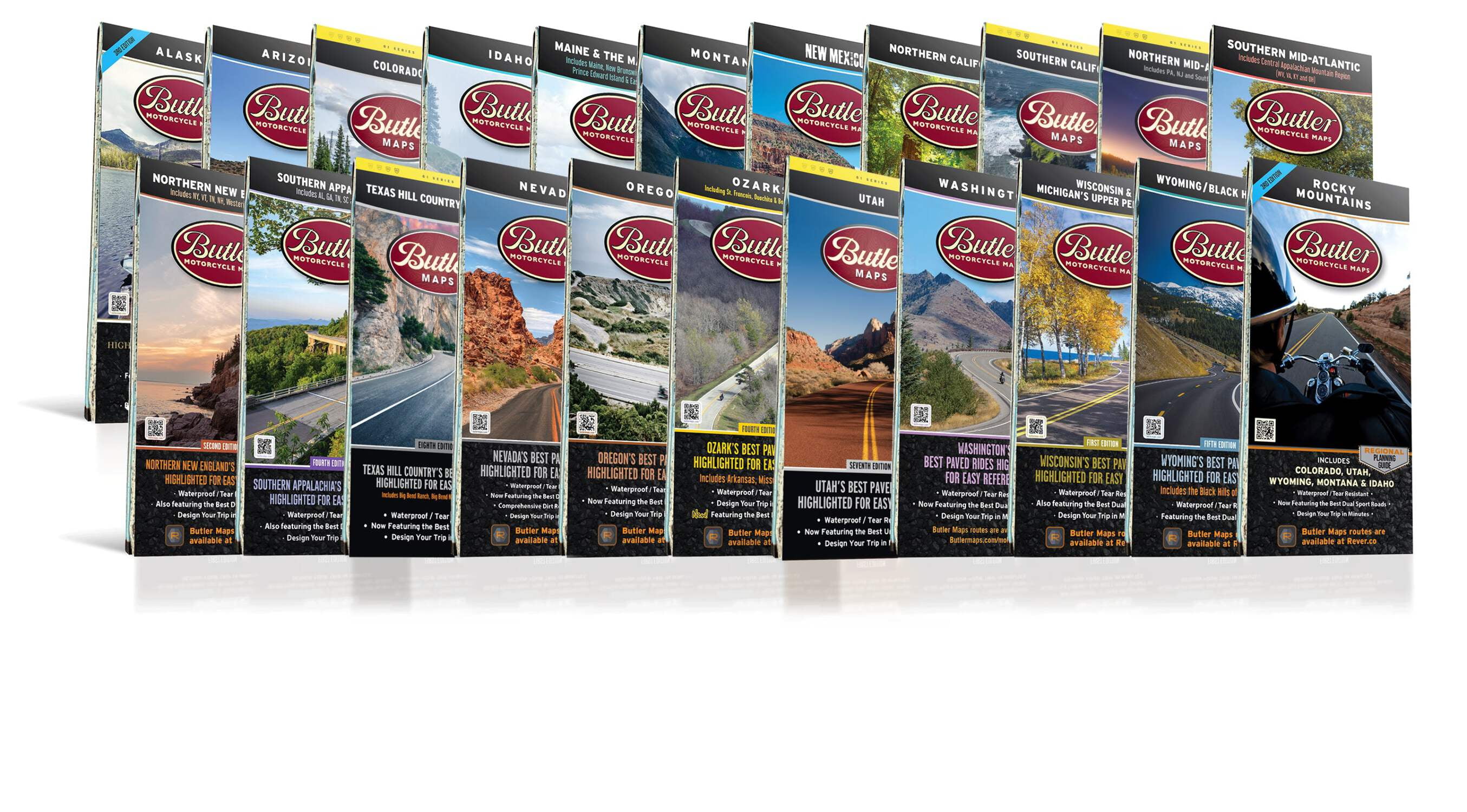 Butler Maps Best Paved Roads G1 Series Master Collection - Walmart.com