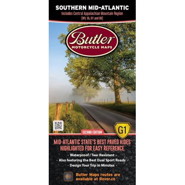 Butler Motorcycle Maps Washington G1 - Best Paved & Dirt Roads For Motorcycle Riding
