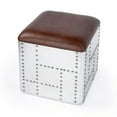 thumbnail image 1 of Midway Aviator Leather Stool, 1 of 8