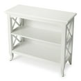 thumbnail image 1 of Butler Newport Glossy White Low Bookcase, 1 of 6
