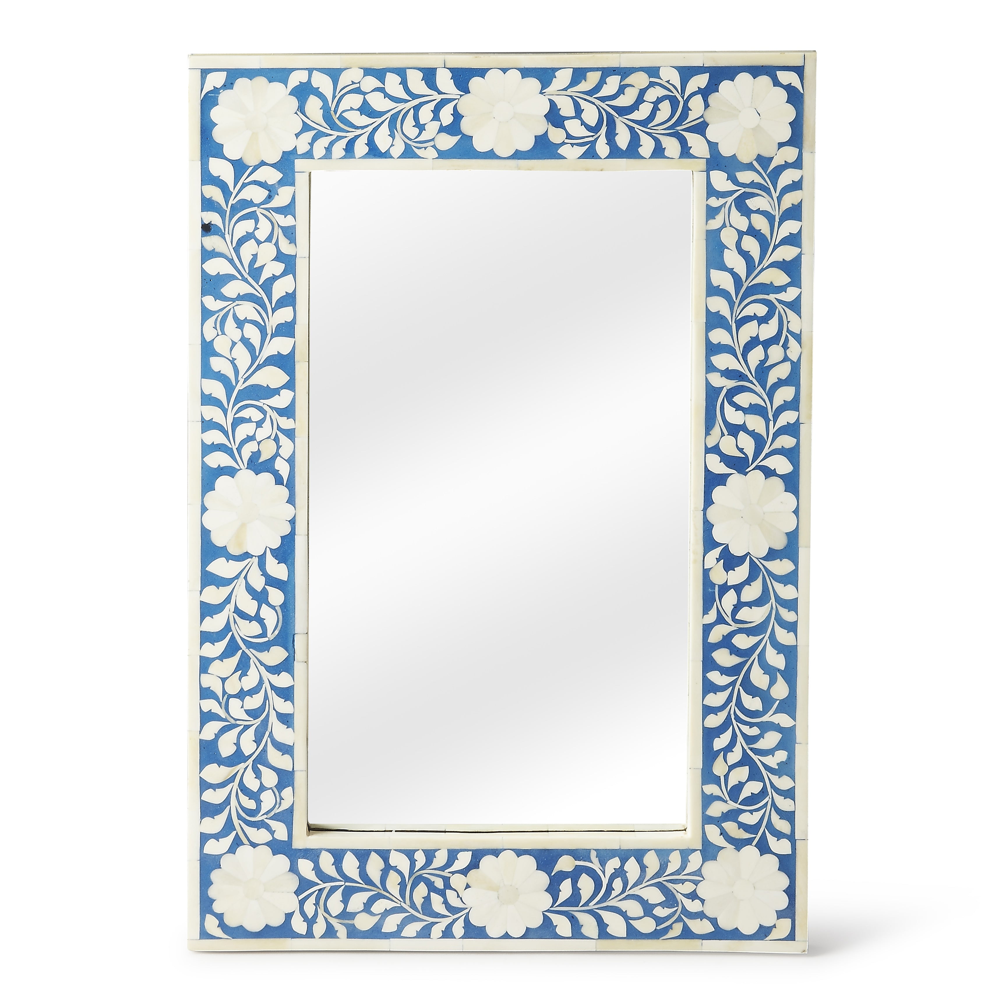 Butler Olivia Bone Inlay Wall Mirror - 16W x 24H in.