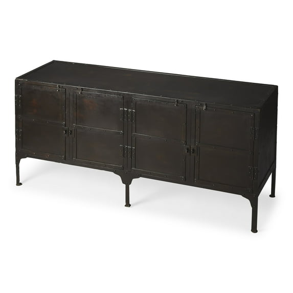 Butler Specialty Company Owen Industrial Iron Console Cabinet - Black