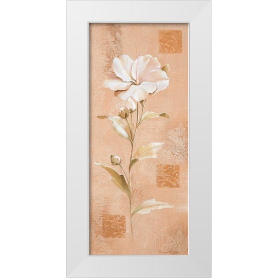 Butler, Peter 16x32 White Modern Wood Framed Museum Art Print Titled - Dream in cream I