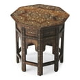 thumbnail image 1 of Butler Specialty Bone Inlay End Table In Wood And Bone Inlay, 1 of 3