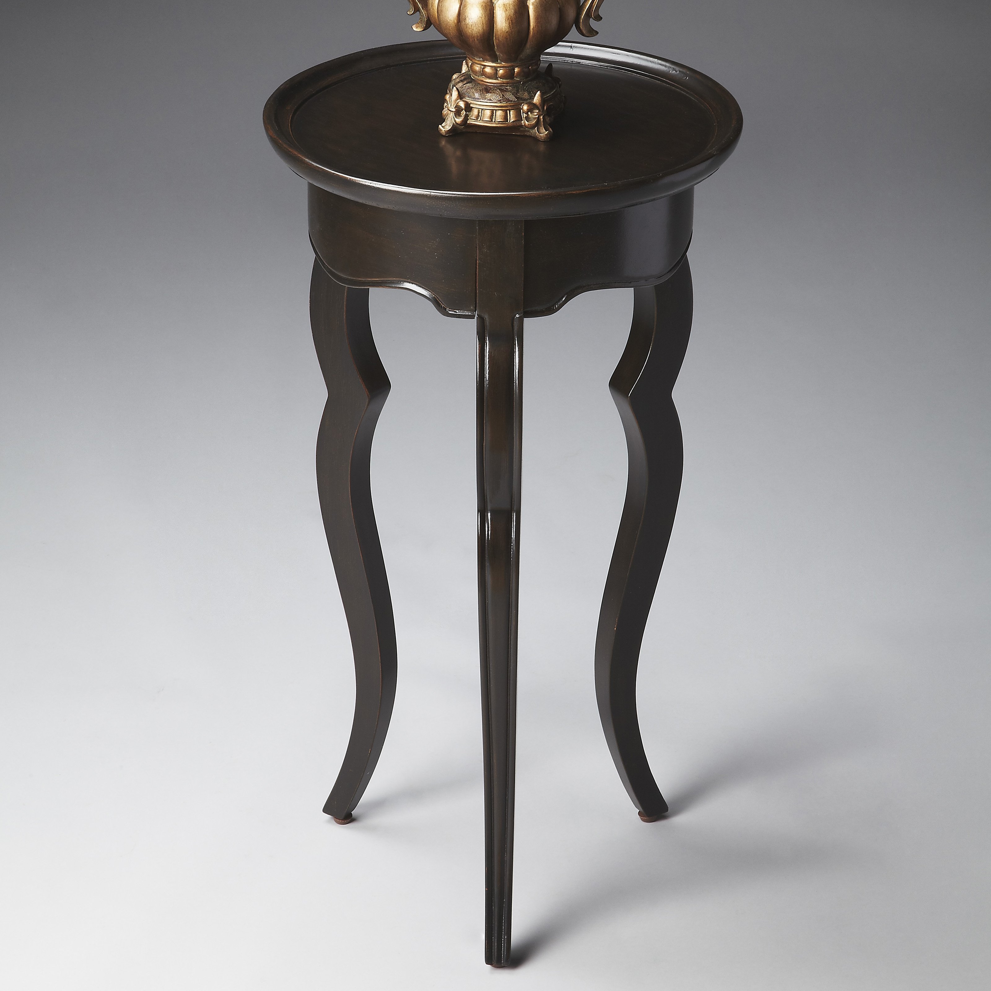 Butler Round Accent Table - Rubbed Black - image 1 of 2