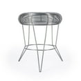 thumbnail image 1 of Butler Specialty Allen Decorative Dark Silver Wire Iron  Accent Table, 1 of 7