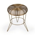 thumbnail image 1 of Butler Specialty Allen Gold Decorative Wire Accent Table, 1 of 8
