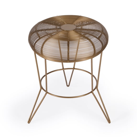 Butler Specialty Allen Gold Decorative Wire Accent Table