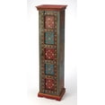 thumbnail image 1 of Butler Specialty Amir Hand Painted Tall Cabinet In Brown, 1 of 5