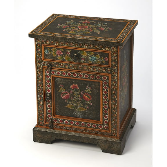 Butler Specialty Bihar Hand Painted Chest In Brown