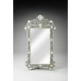 thumbnail image 1 of Butler Specialty Bone Inlay Accent Wall Mirror In Black, 1 of 2