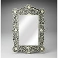 thumbnail image 1 of Butler Specialty Bone Inlay Accent Wall Mirror In Black, 1 of 2