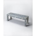 thumbnail image 1 of Blue Bone Inlay - Blue - Rectangular - Mango wood solids, MDF, resin, bone - BUTLER VIVIENNE BLUE BONE INLAY BENCH, 1 of 2