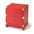 thumbnail image 1 of Butler Specialty Butler Loft 2 Drawer Accent Chest In Red, 1 of 5