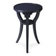 thumbnail image 1 of Butler Specialty Company Dalton Wood Round 15.75"W Accent Table - Navy Blue, 1 of 2