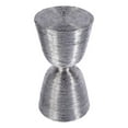 thumbnail image 1 of Butler Specialty Company Angelo Drum End Table - Polished Silver, 1 of 5