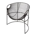 thumbnail image 1 of Butler Specialty Company Artemis Oval Iron Metal Basket Accent Chair - Black, 1 of 8