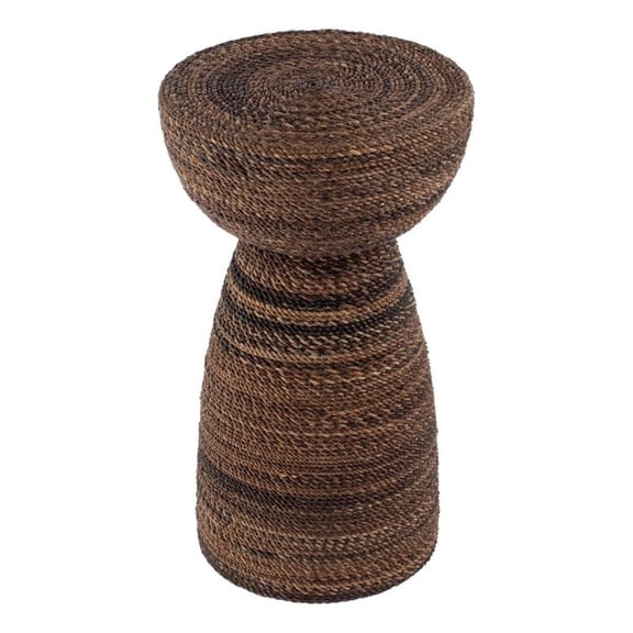 Butler Specialty Company Bagshawe 13 in. W Rnd Abaca Rope Side Table - Brown