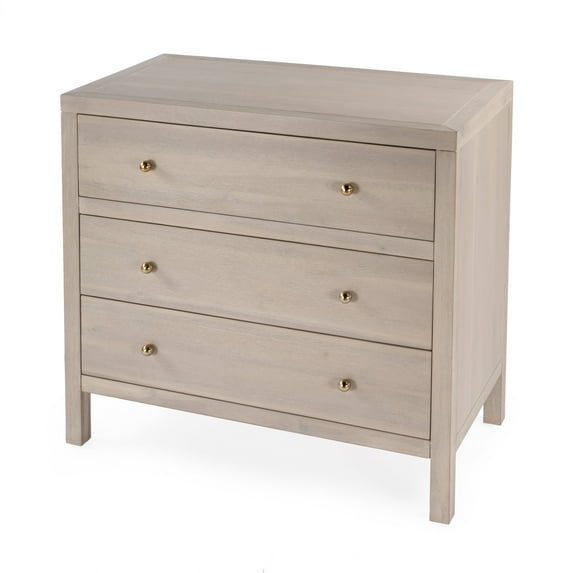 Butler Specialty Company Celine 3 Drawer Wood Dresser - Taupe