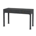 thumbnail image 1 of Butler Specialty Company Chatham Raffia And Wood 2-Drawer Desk - Charcoal Raffia, 1 of 9
