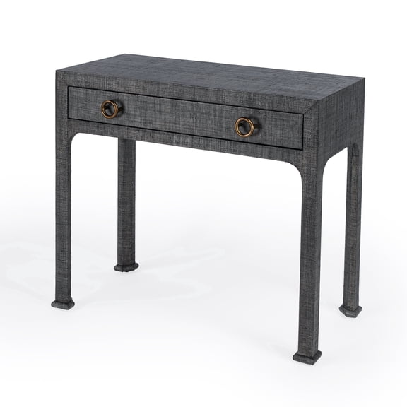 Butler Specialty Company Chatham Raffia Console Table - Charcoal