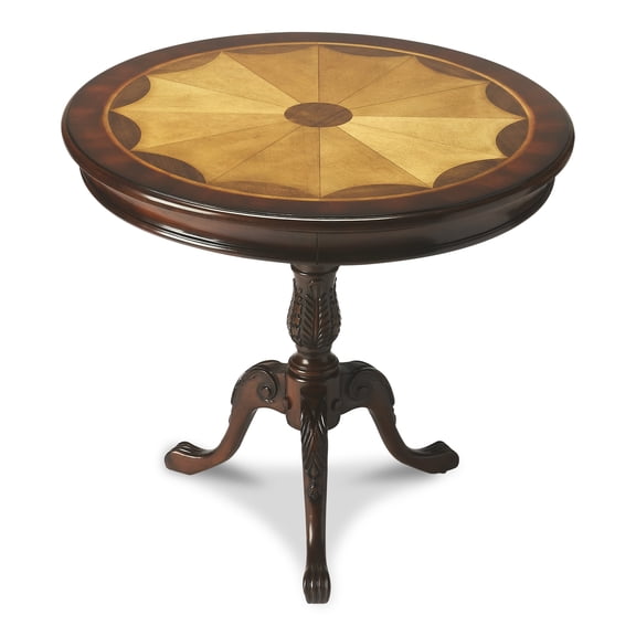 Butler Specialty Company Cherry Round Wood Pedestal Table
