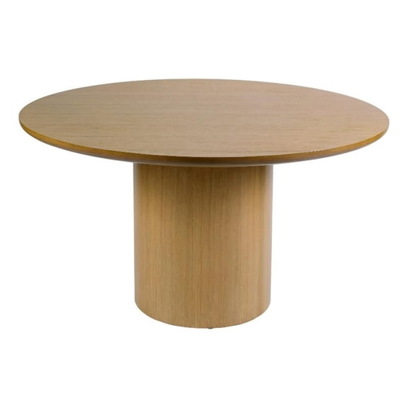 Butler Specialty Company Coral 54"W Round Pedestal Dining Table - Light Brown