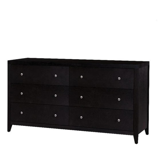 Butler Specialty Company Dana 60 in. W Rectangular Wood 6 Drawer Dresser-Coffee