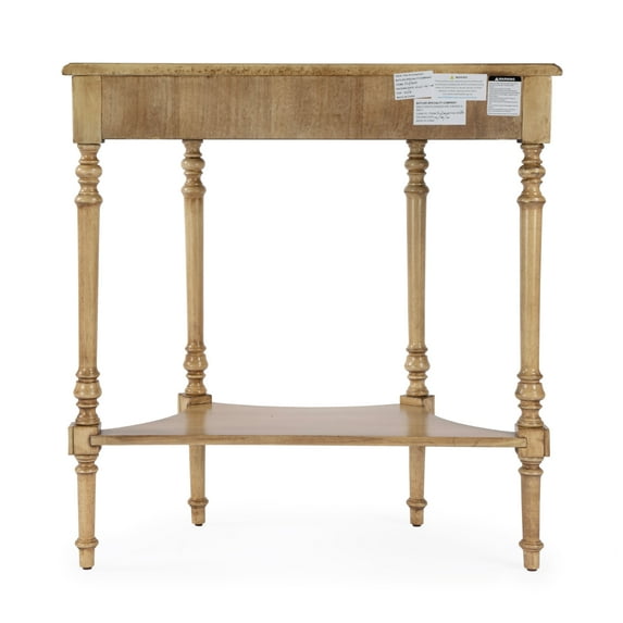 Butler Specialty Company Danelle 30" Demilune Wood Console Table - Beige