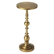 Butler Specialty Company Darien Metal Pedestal Side Table - Antique Gold