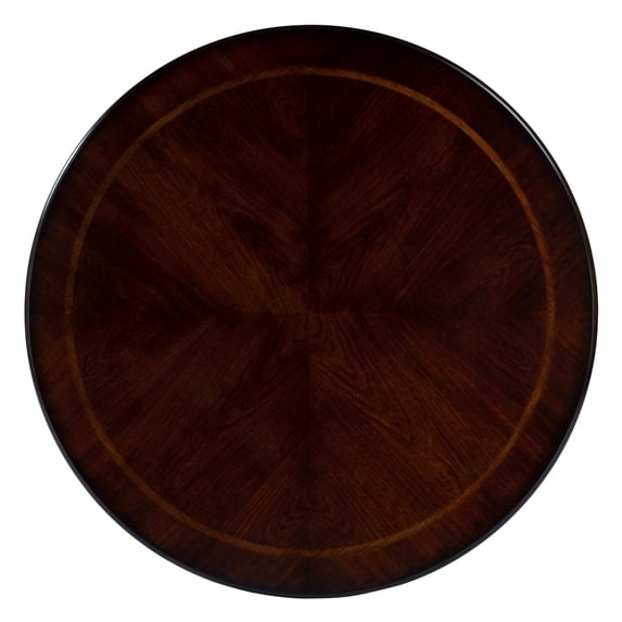 Butler Specialty Company Ellsworth 36" Ribbed Wood Pedestal Foyer Table - Brown