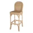 thumbnail image 1 of Butler Specialty Company Flora Rattan 30" Scalloped Edge Bar Stool - Natural, 1 of 8